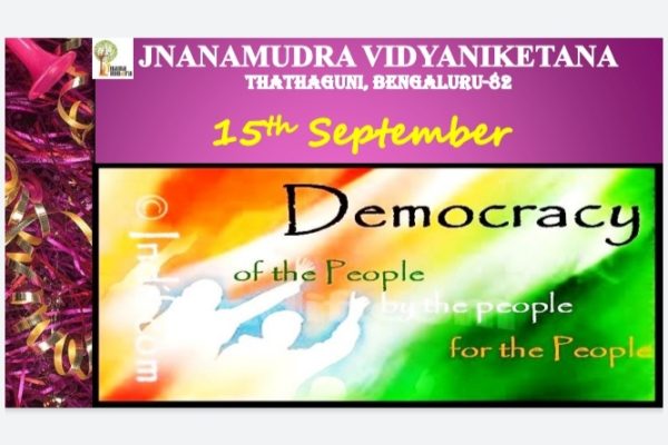 Democracy Day- 15th September 2021